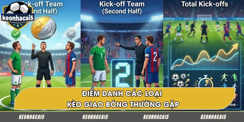 Tổng hợp các loại kèo giao bóng thường gặp hiện nay