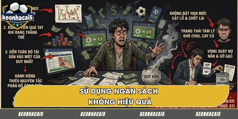 Sai lầm khi cá cược bóng đá - Dùng vốn thiếu khoa học