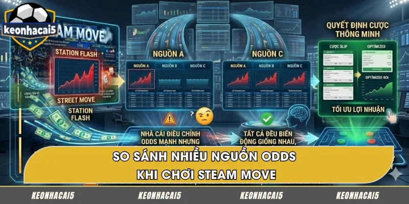 So sánh nhiều nguồn odds trước khi đặt cược